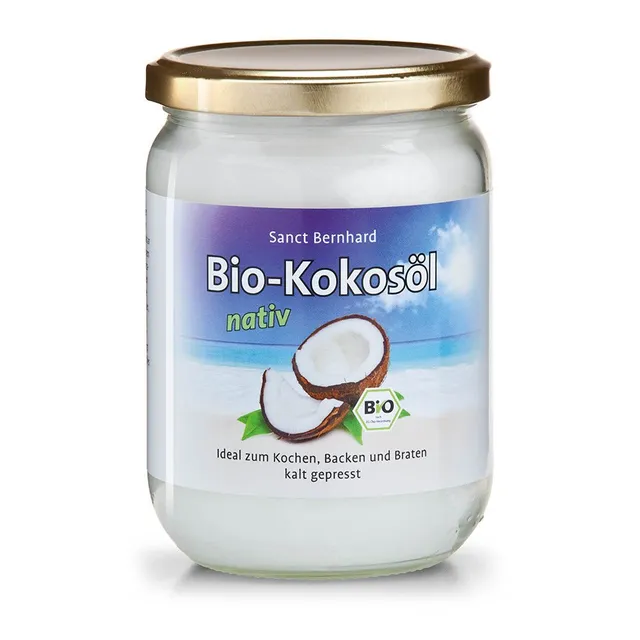 sanct-bernhard-bio-kokos-l-kaltgepresst-500ml-kochen-haut image 1