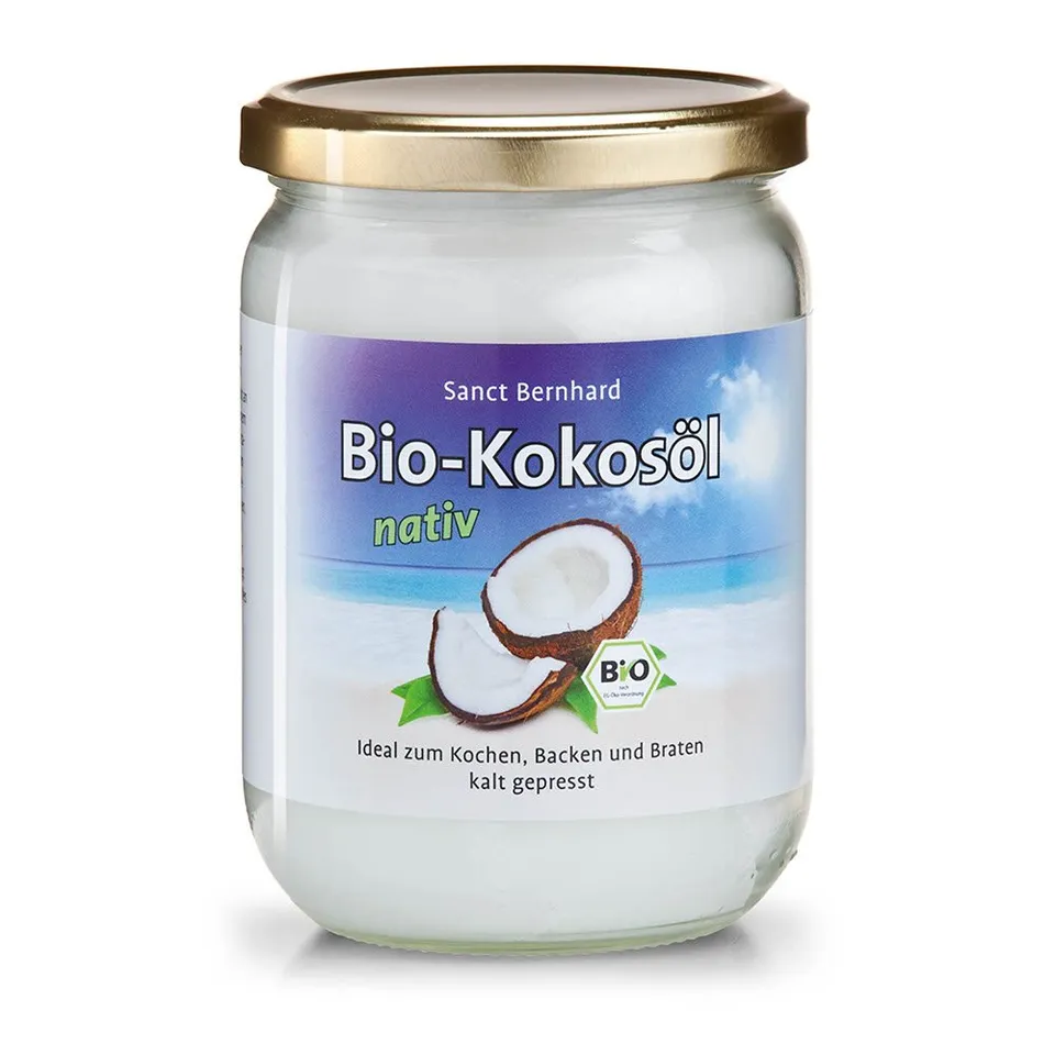 sanct-bernhard-bio-kokos-l-kaltgepresst-500ml-kochen-haut image 1