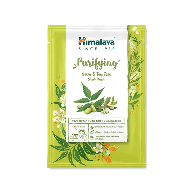 himalaya-neem-teebaum-tuchmaske-30-ml-fettige-haut image 1