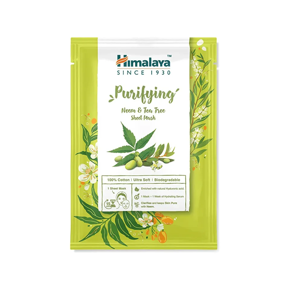 himalaya-neem-teebaum-tuchmaske-30-ml-fettige-haut image 1