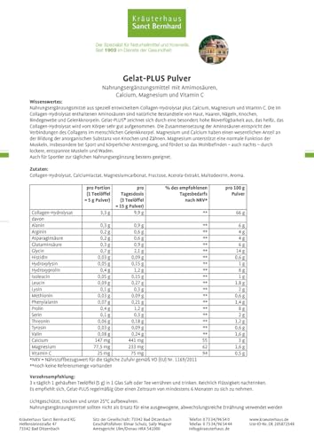 sanct-bernhard-gelat-plus-trinkpulver-kollagen-1-5-kg-gelenke image 6