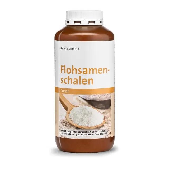 sanct-bernhard-flohsamenschalen-pulver-400-g-ballaststoffe image 1
