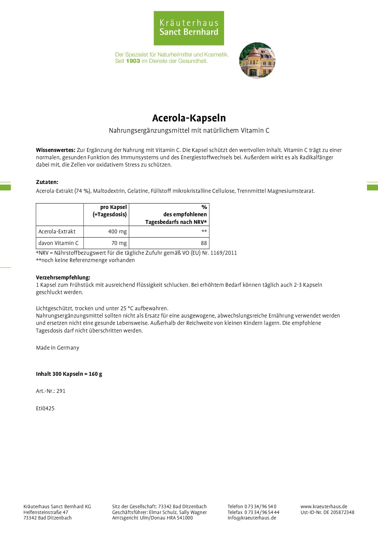 kr-uterhaus-sanct-bernhard-acerola-kapseln-300-st-ck-vitamin-c image 2