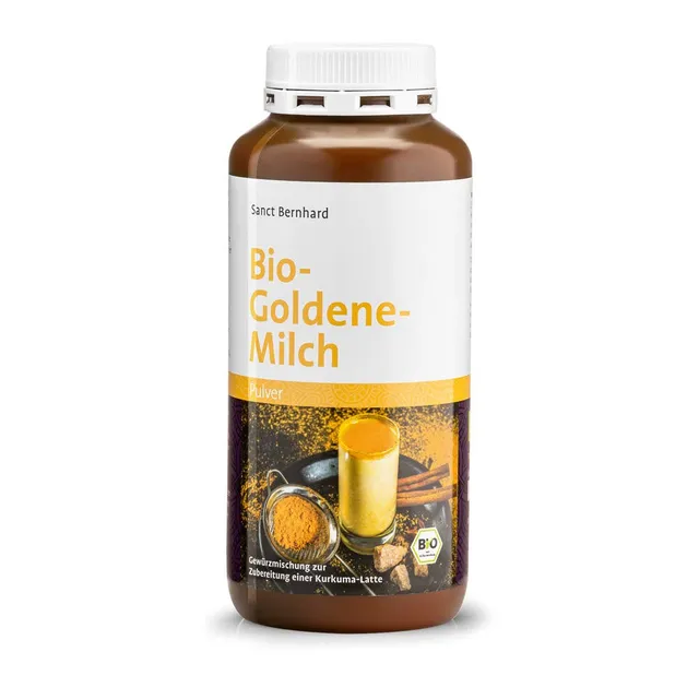 sanct-bernhard-bio-goldene-milch-kurkuma-latte-pulver-200-g image 1