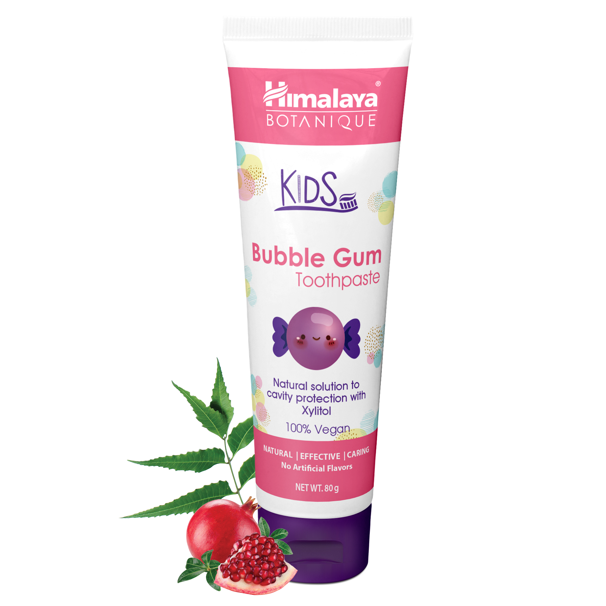 himalaya-kids-bubblegum-zahnpasta-80-g-ohne-fluorid image 1
