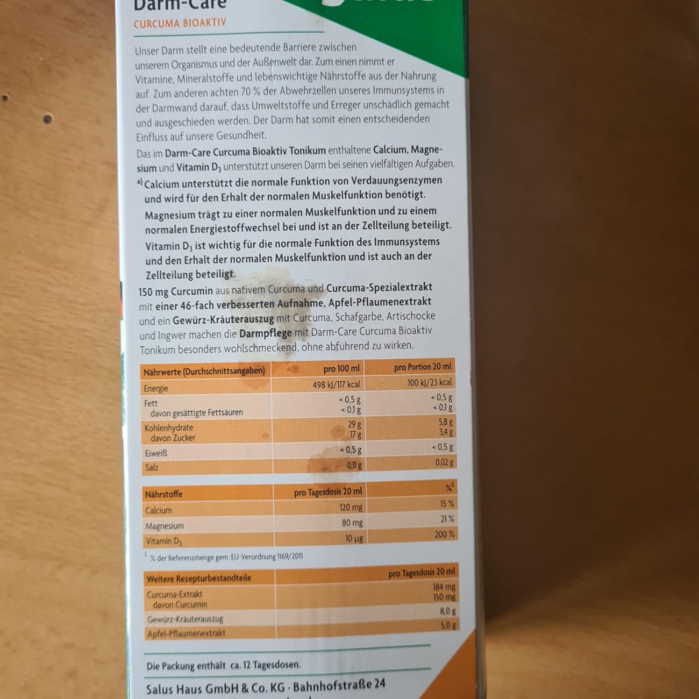 Praktische Flasche