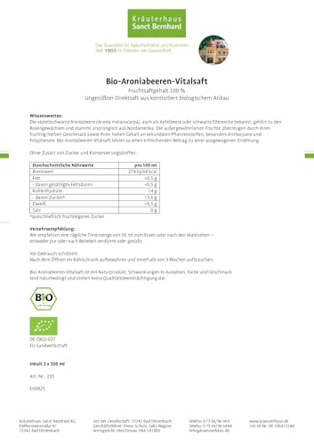 sanct-bernhard-bio-aronia-saft-2x500-ml-direktsaft image 4