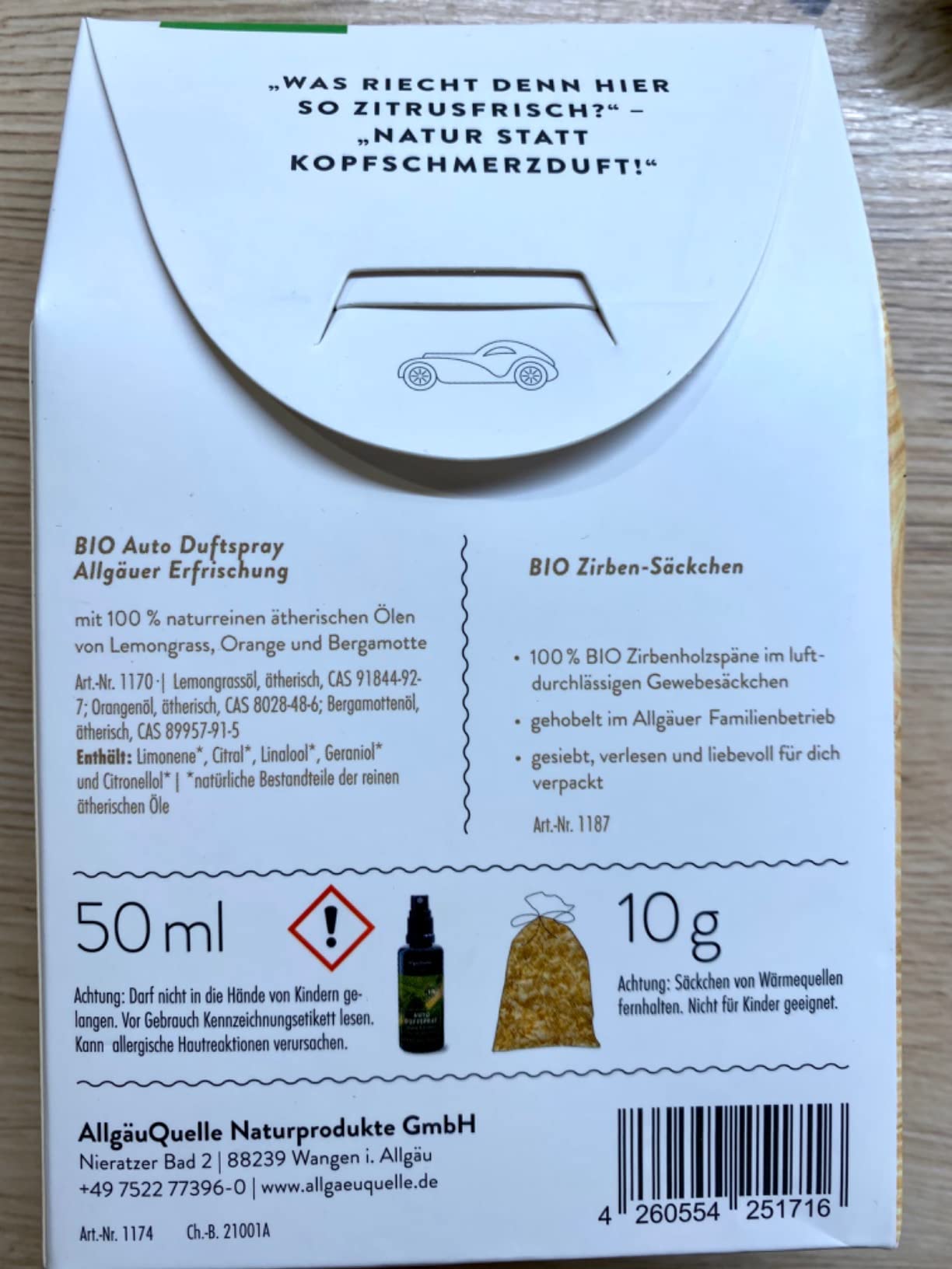 Pflegt gut