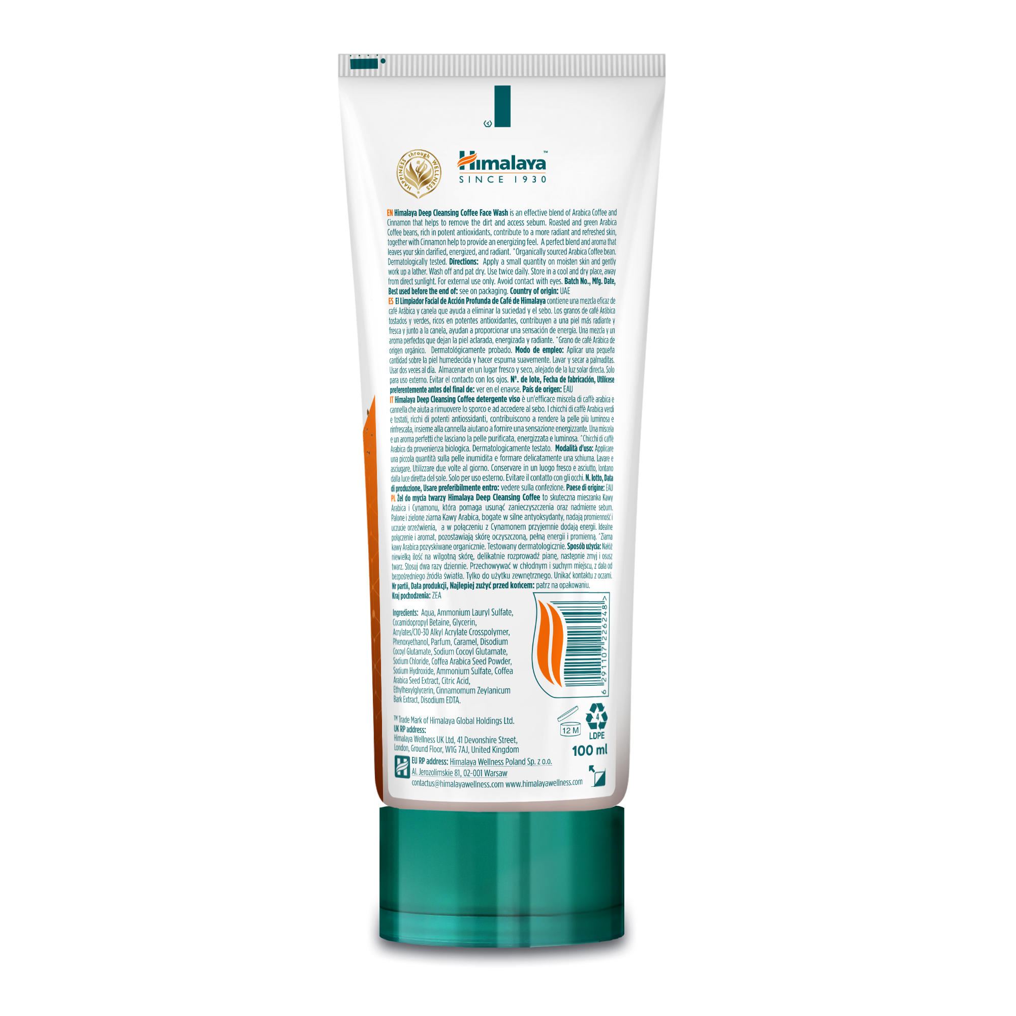 himalaya-deep-cleansing-kaffee-waschgel-100-ml-alle-hauttypen image 2