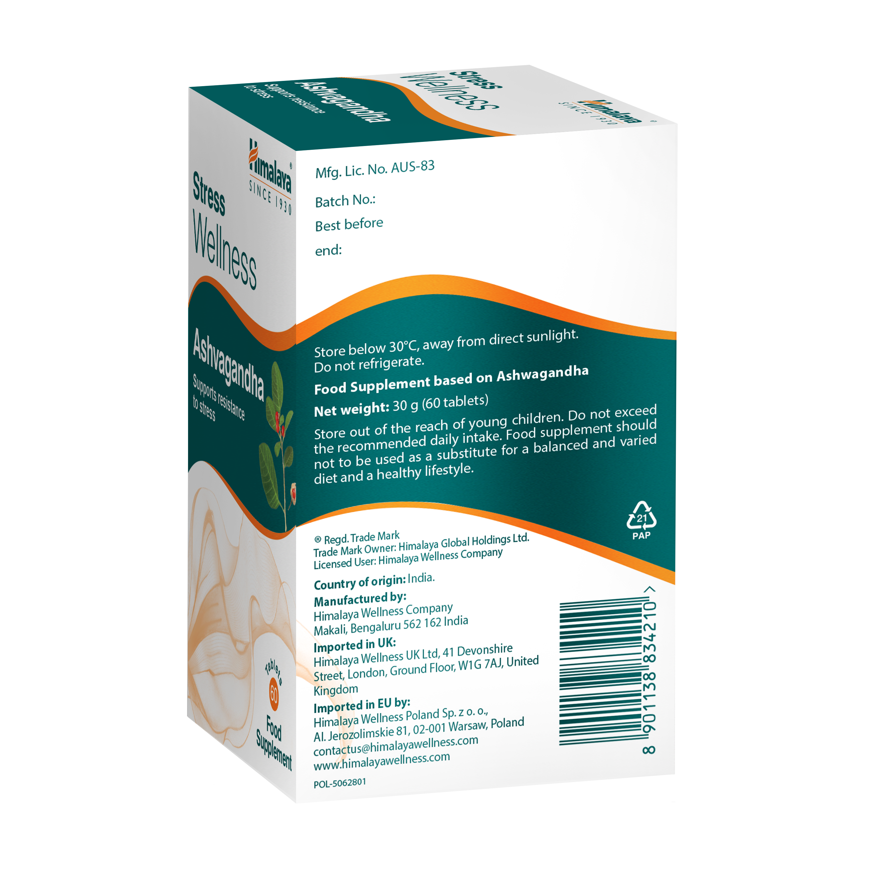 himalaya-ashvagandha-stress-wellness-60-tabletten-vegan image 6