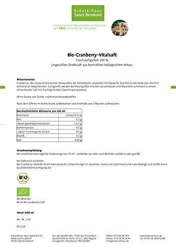 sanct-bernhard-bio-cranberry-vitalsaft-1-liter-fruchtherb image 5
