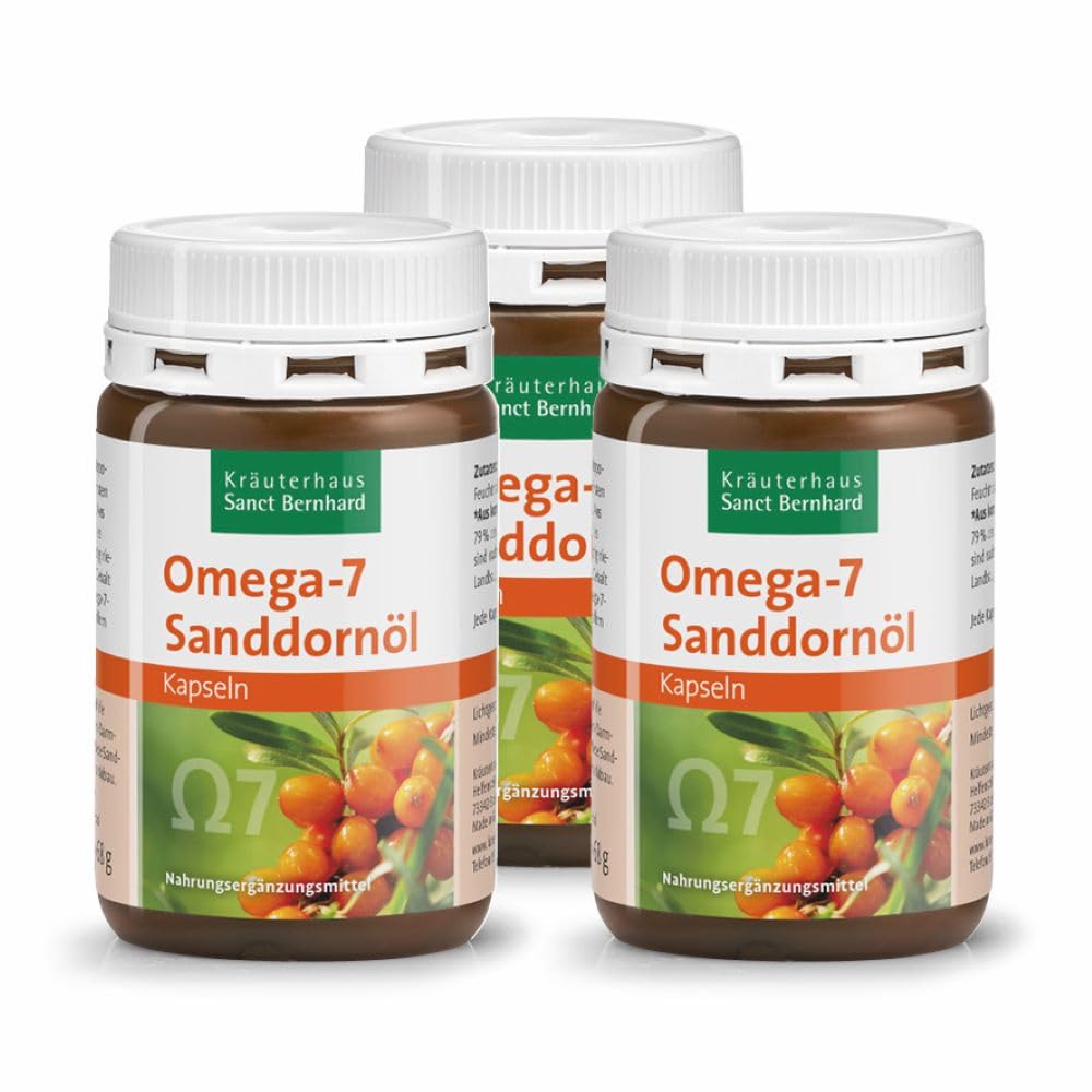sanct-bernhard-omega-7-sanddorn-l-kapseln-3x100-bio image 1