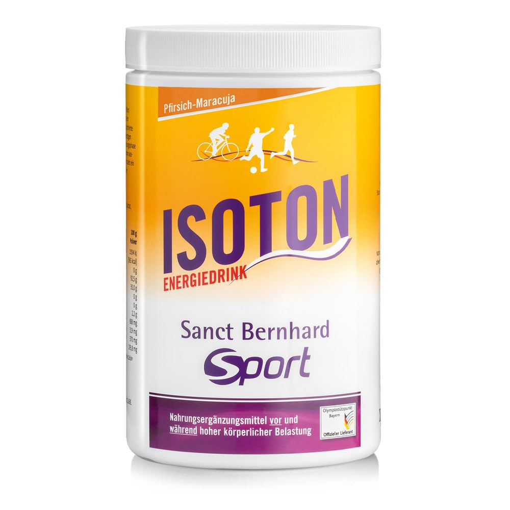 sanct-bernhard-sport-isoton-energiedrink-orange-900-g-pulver-vegan image 6