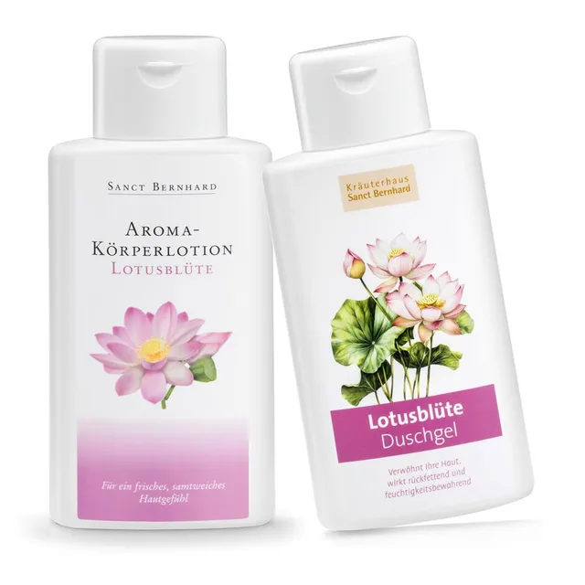sanct-bernhard-lotusbl-te-pflegeset-lotion-dusche-lavendel-l image 1