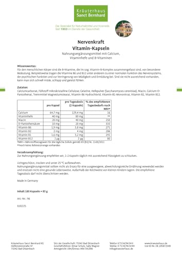 sanct-bernhard-nervenkraft-vitamin-kapseln-180-kapseln-b-komplex image 4