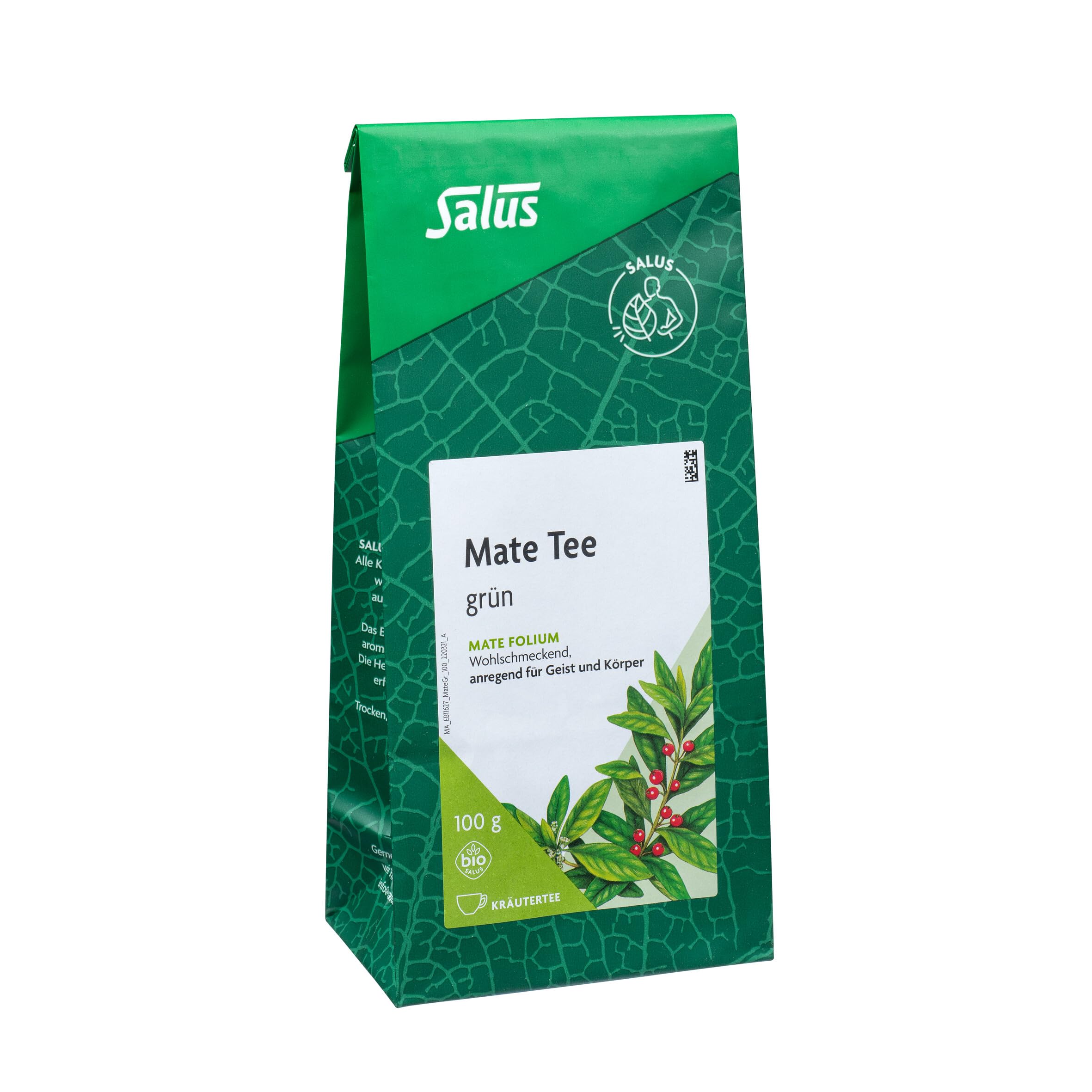 salus-kraft-der-natur-mate-tee-gr-n-lose-100-g-bio-anregend image 2