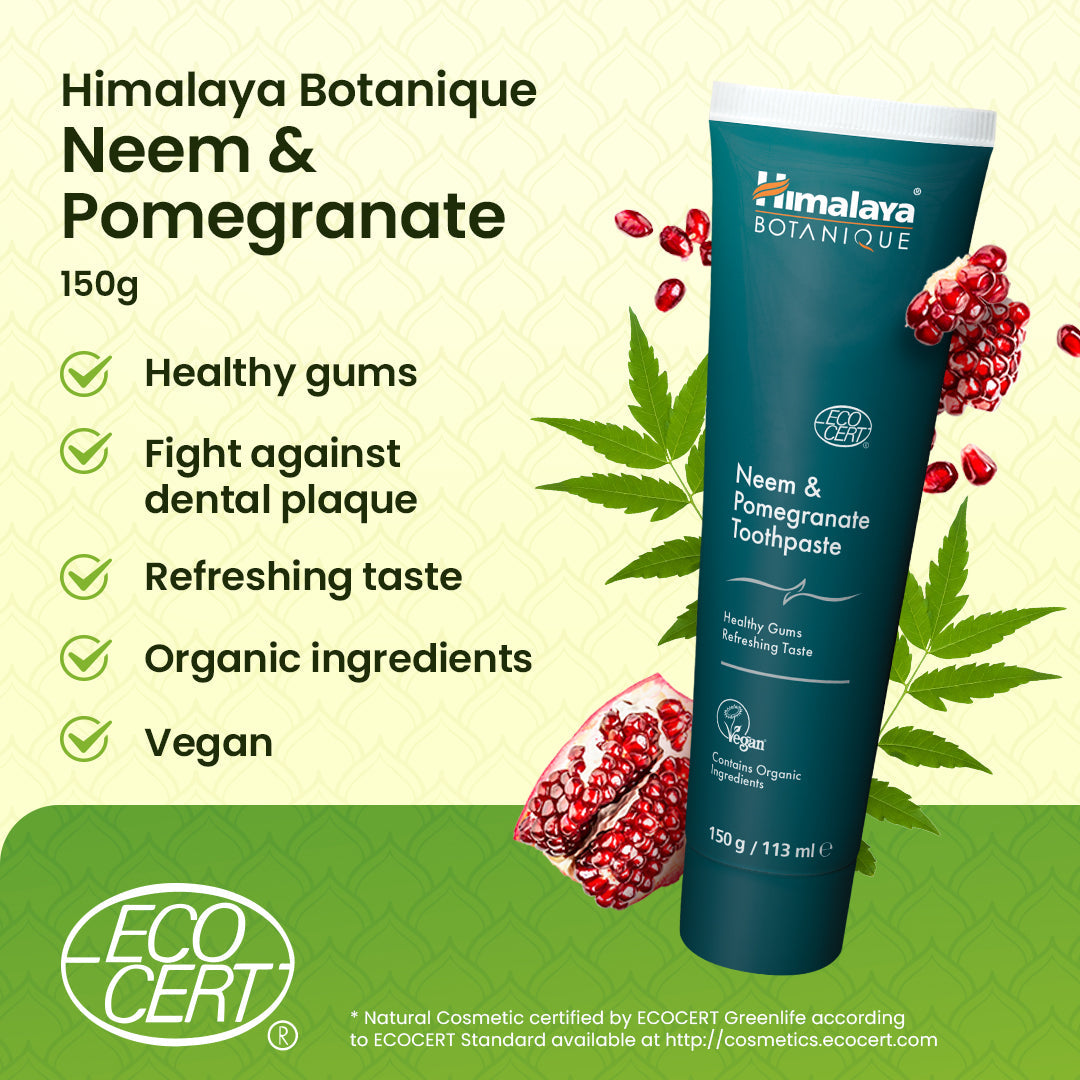 himalaya-botanique-neem-granatapfel-zahnpasta-150-g-gesundes-zahnfleisch image 2