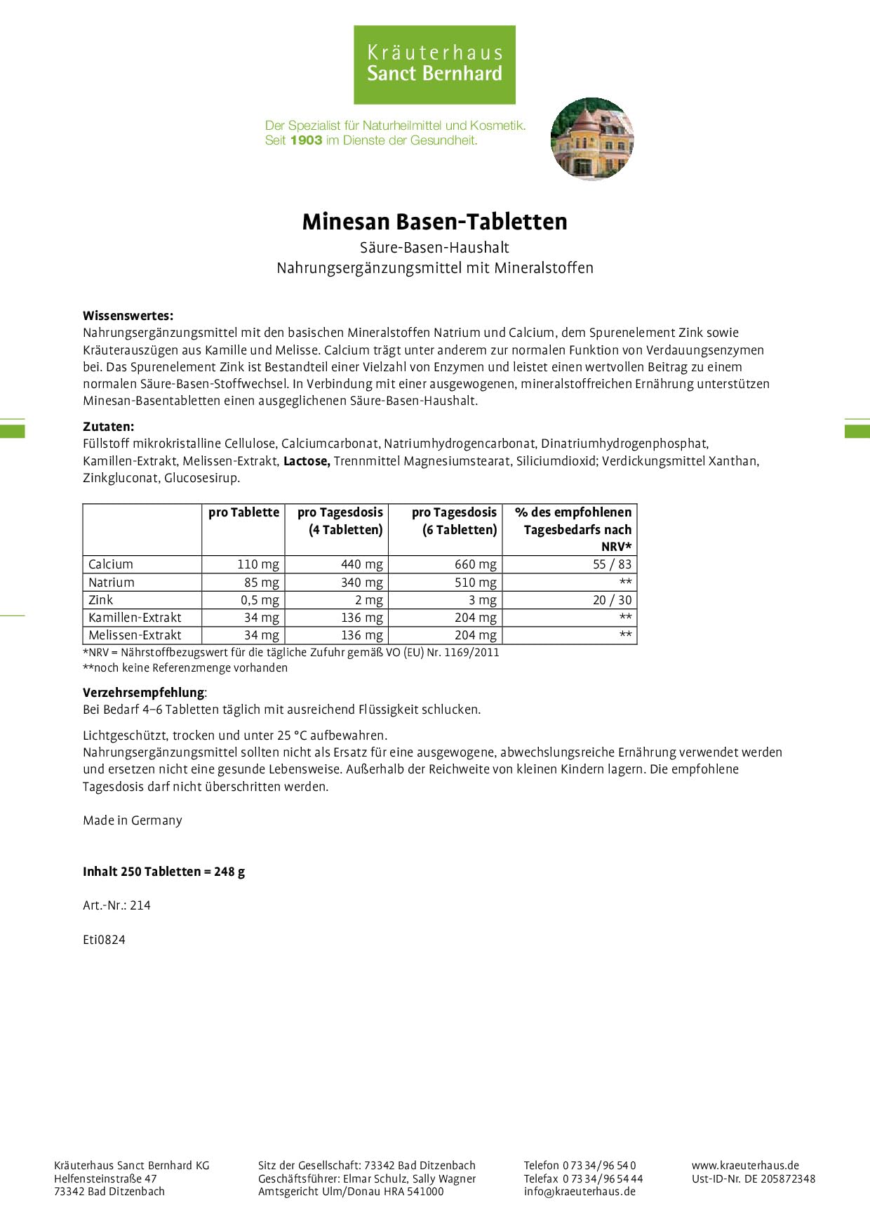 sanct-bernhard-minesan-basentabletten-250-tabletten-mit-calcium-kamille image 6