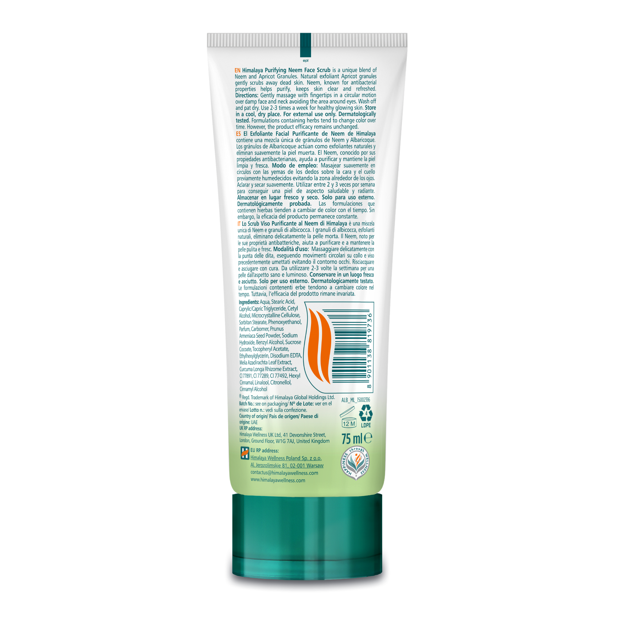 himalaya-purifying-neem-gesichtspeeling-75-ml-f-r-unreine-haut image 7