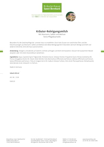 sanct-bernhard-kr-uter-reinigungsmilch-250-ml-rosmarin-unreine-haut image 4