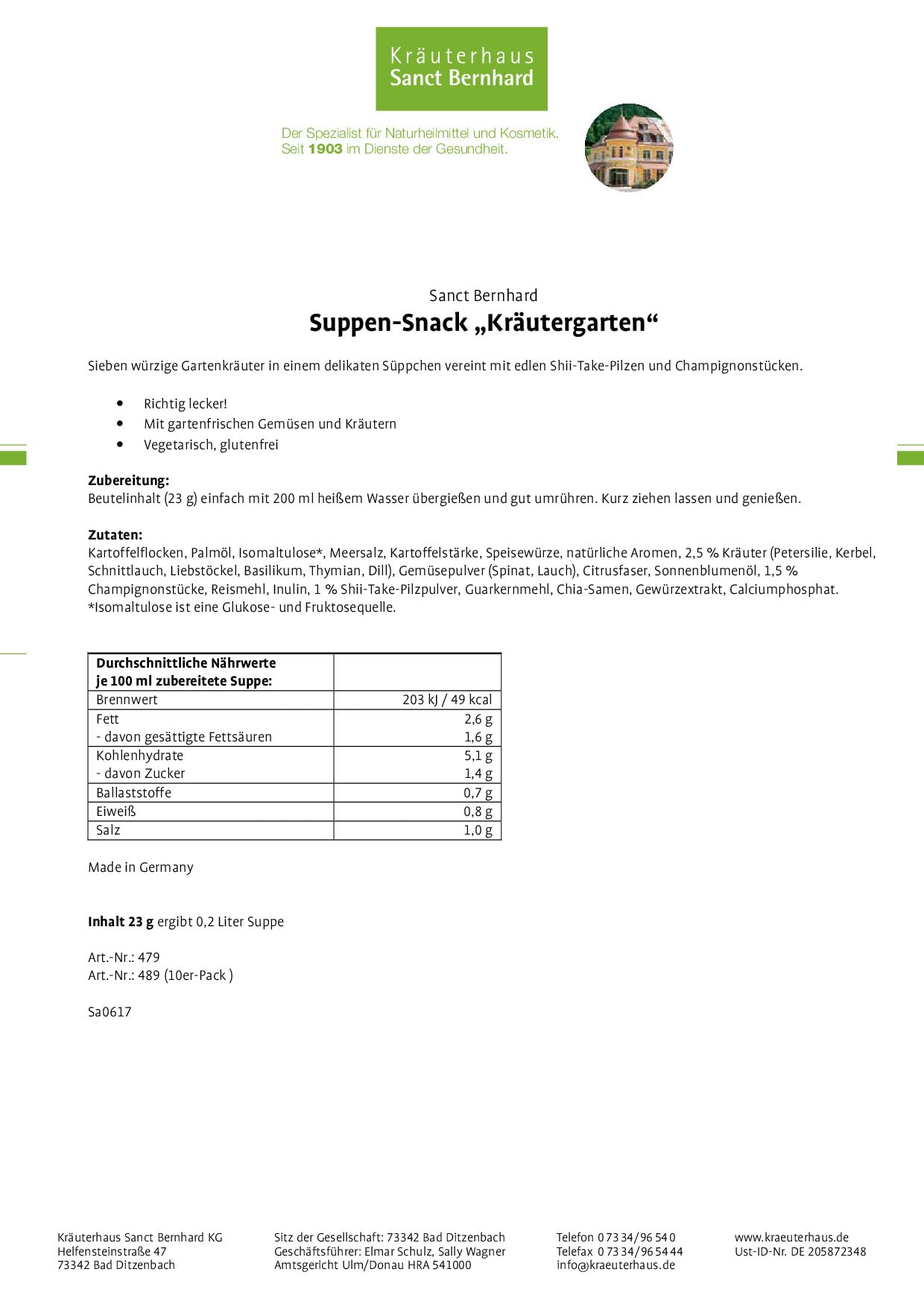 sanct-bernhard-suppen-snack-kr-utergarten-suppe-10x23-g-glutenfrei image 2