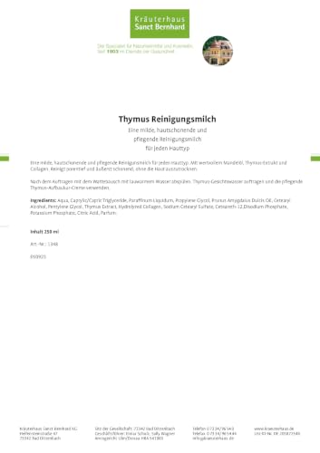 sanct-bernhard-thymus-reinigungsmilch-250-ml-mit-mandel-l image 4