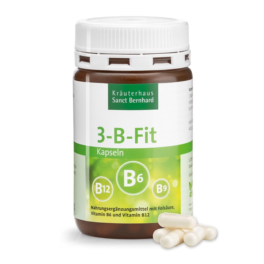 sanct-bernhard-3-b-fit-kapseln-b6-b12-fols-ure-120-kapseln image 1