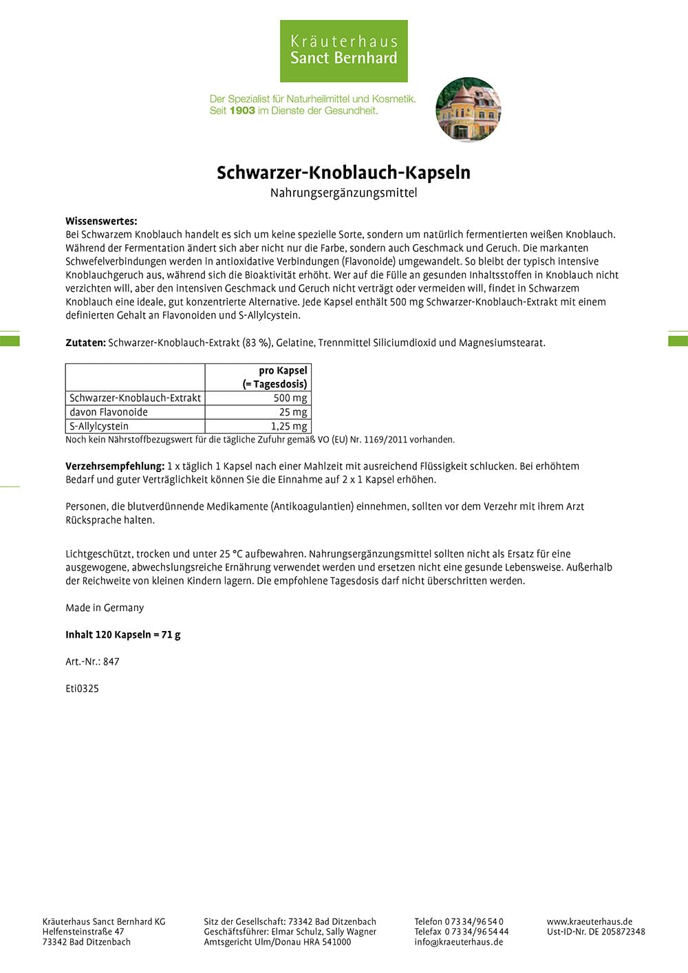 sanct-bernhard-schwarzer-knoblauch-kapseln-120-st-geruchlos-antioxidans image 5