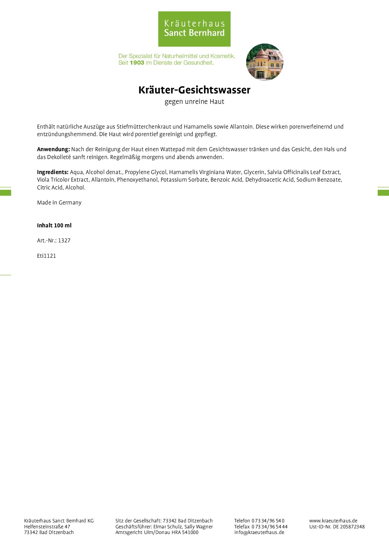 kr-uterhaus-sanct-bernhard-gesichtswasser-kr-uter-100-ml image 2