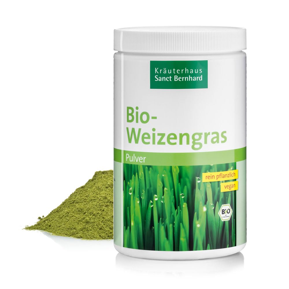 kr-uterhaus-sanct-bernhard-bio-weizengras-pulver-350-g-getrocknet image 1