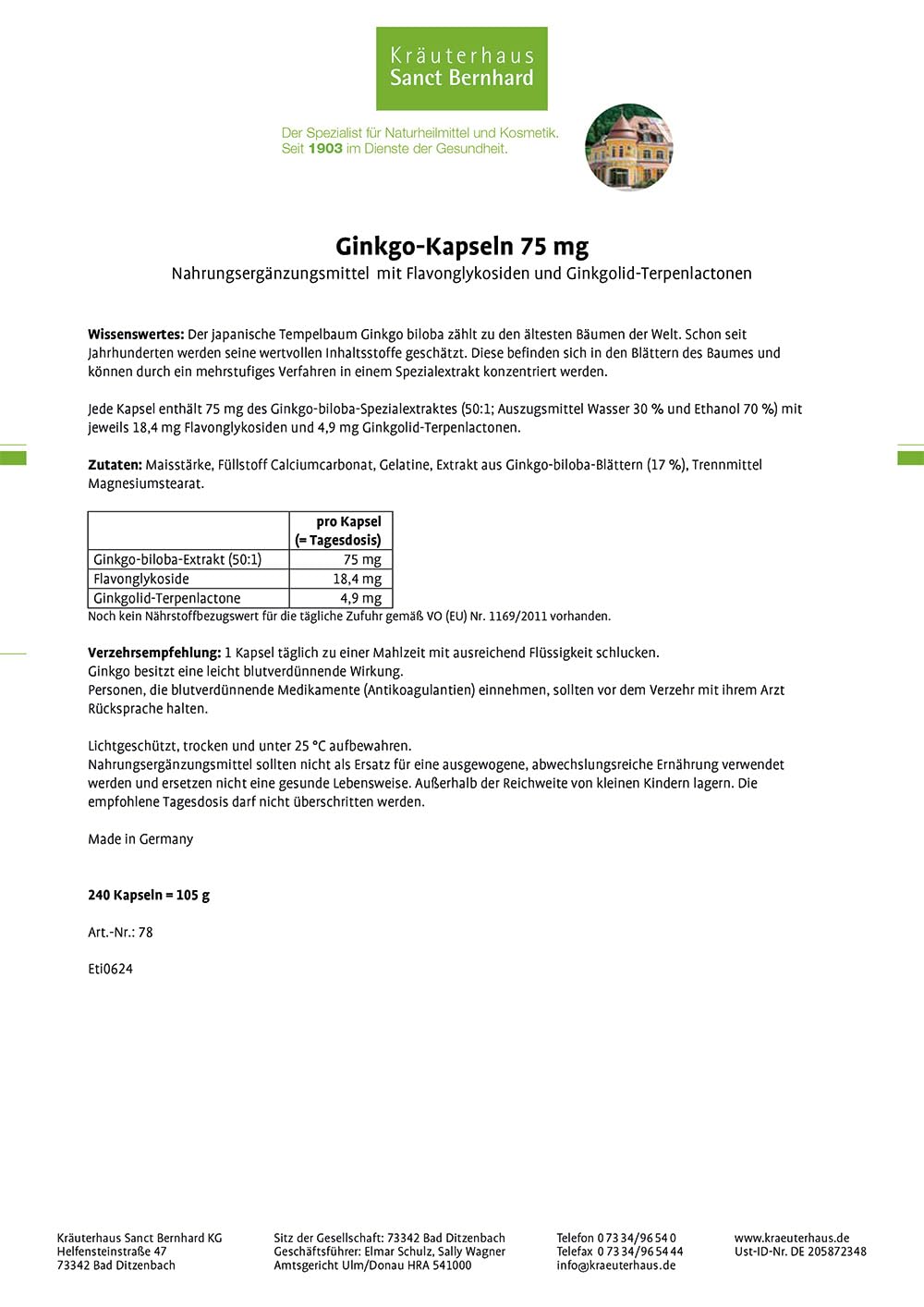 sanct-bernhard-ginkgo-kapseln-240-st-ck-75-mg-extrakt image 7