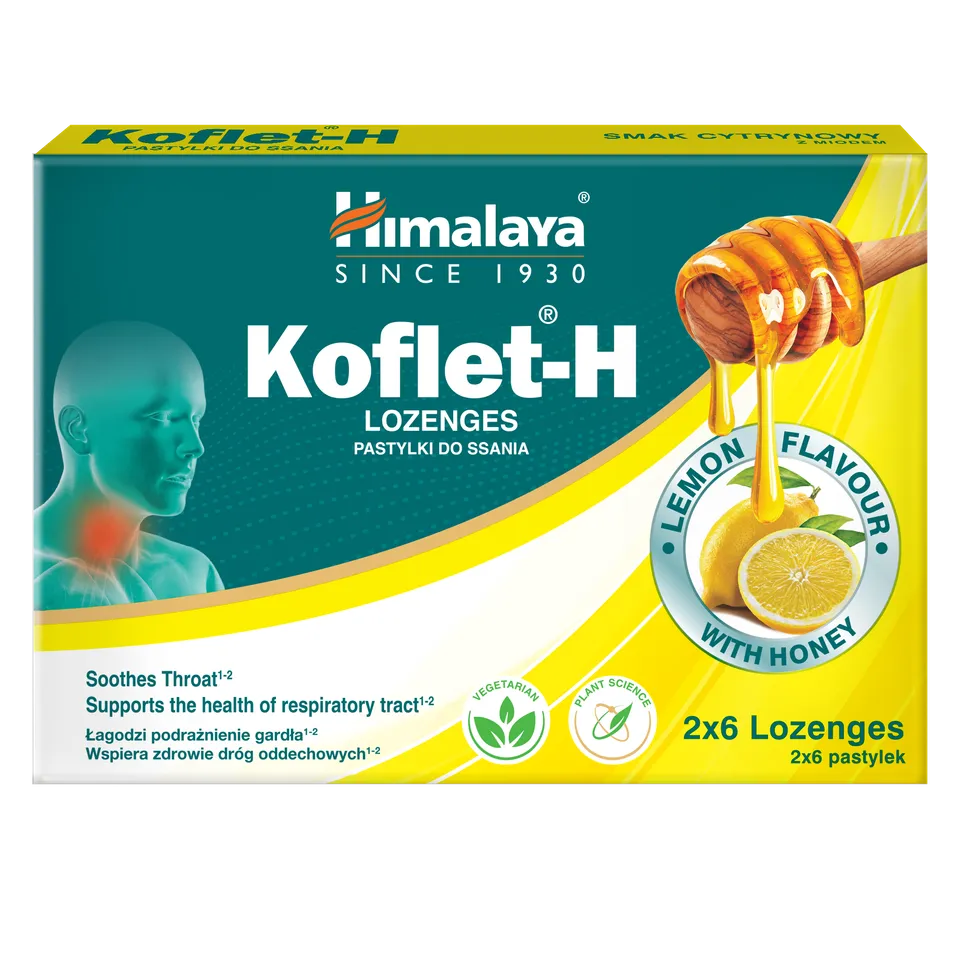 himalaya-koflet-h-zitrone-lutschtabletten-12-stk-honig-bei-husten image 1