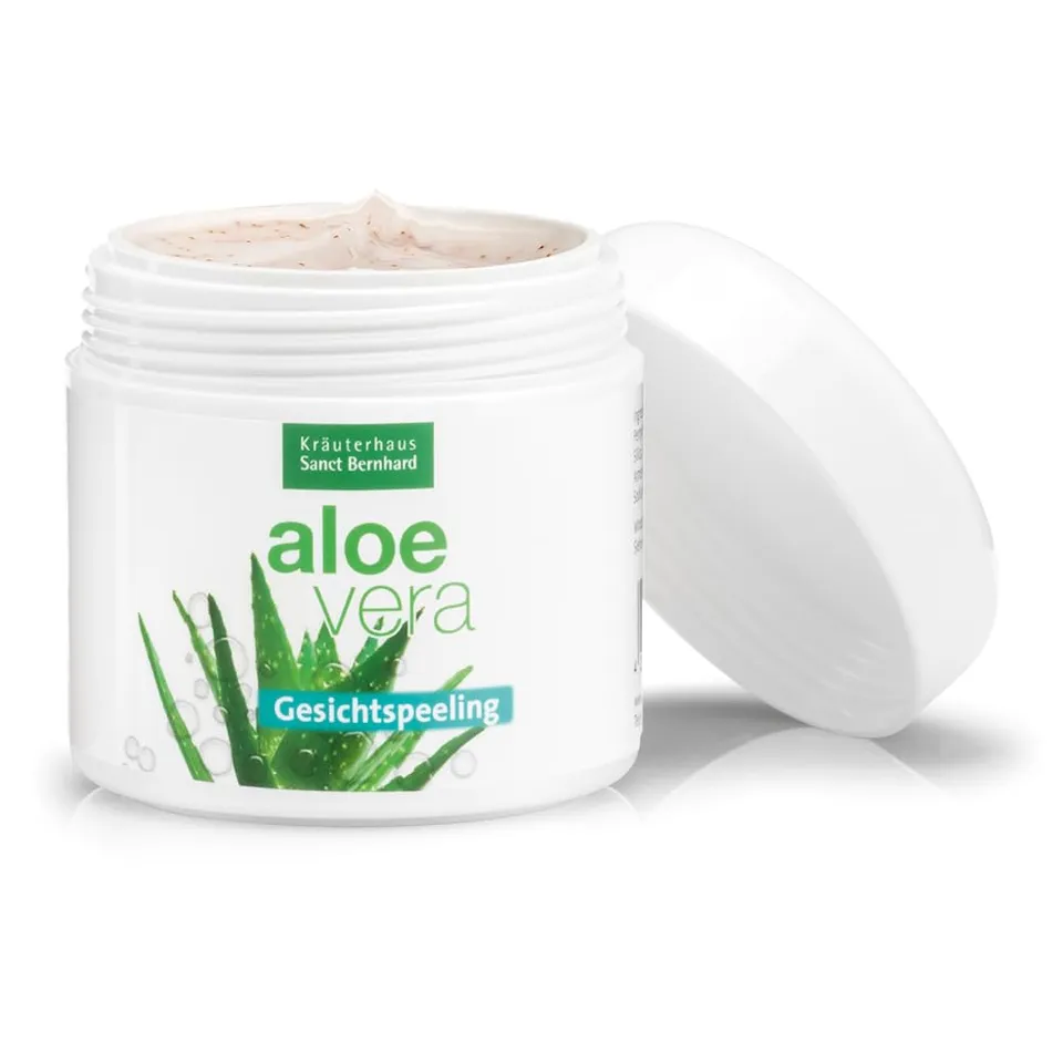 kr-uterhaus-sanct-bernhard-aloe-vera-gesichtspeeling-100-ml-urea image 1