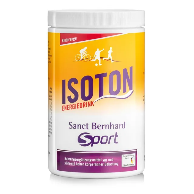 sanct-bernhard-sport-isoton-energiedrink-orange-900-g-pulver-vegan image 1