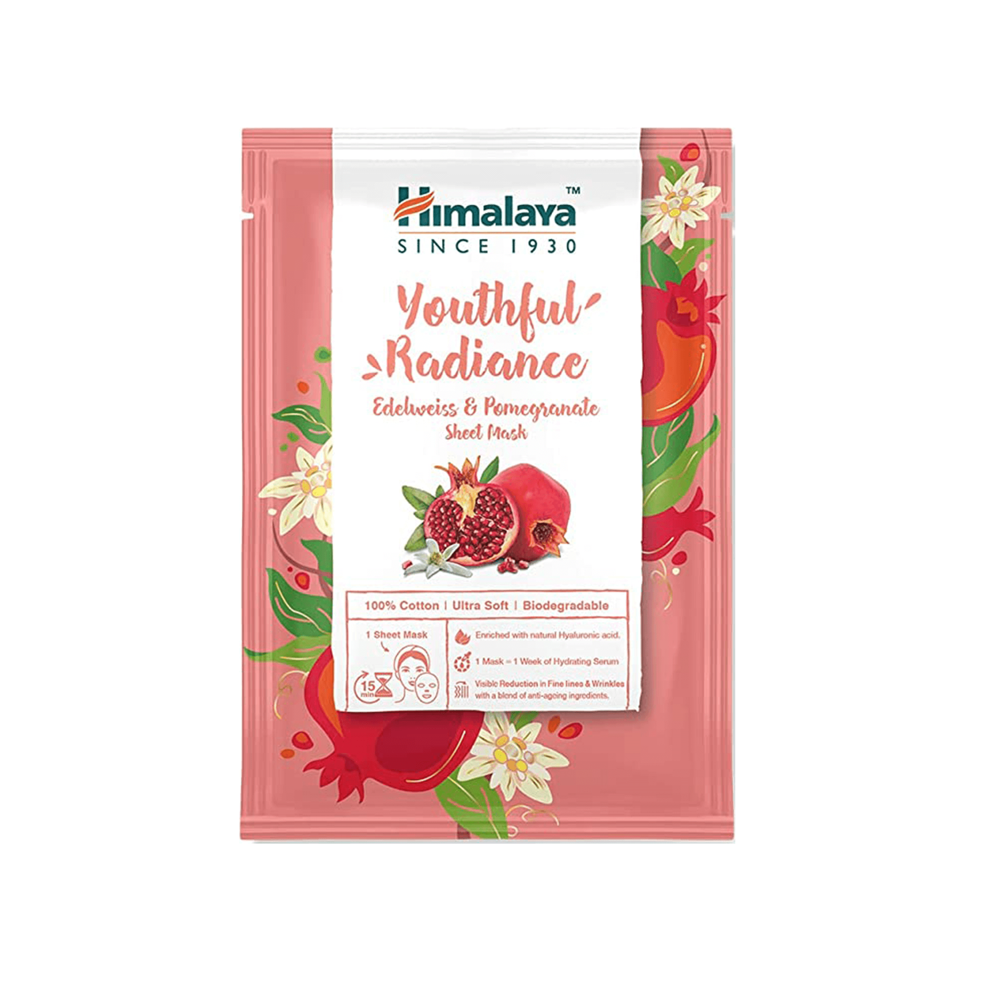himalaya-youthful-radiance-tuchmaske-30-ml-edelweiss image 1