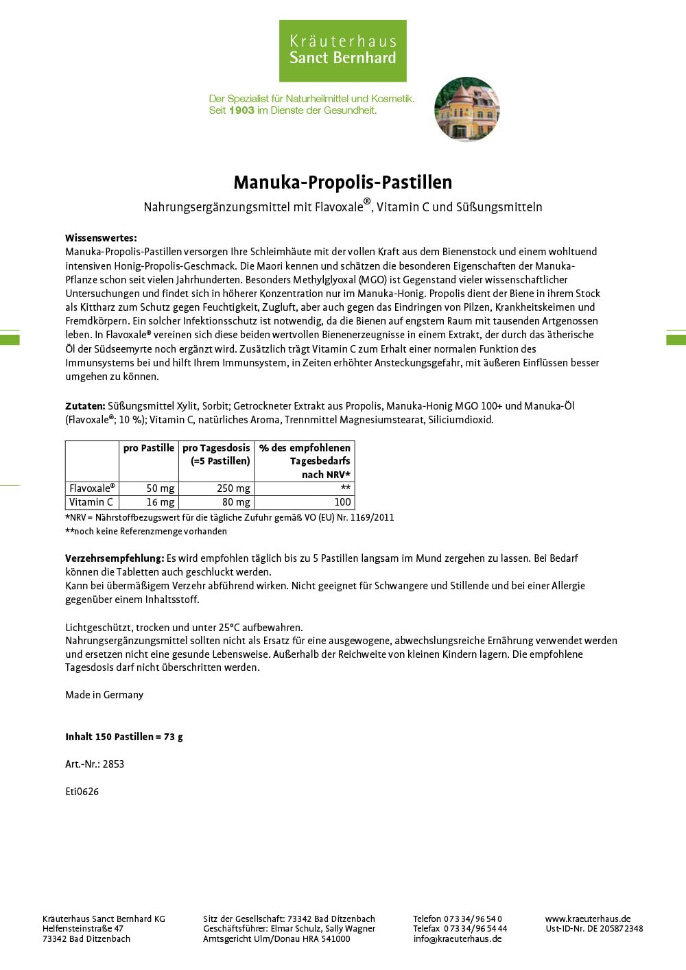 kr-uterhaus-sanct-bernhard-manuka-propolis-pastillen-150-vitamin-c image 6