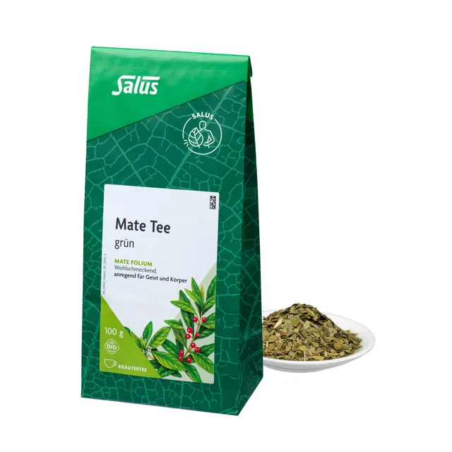 salus-kraft-der-natur-mate-tee-gr-n-lose-100-g-bio-anregend image 1