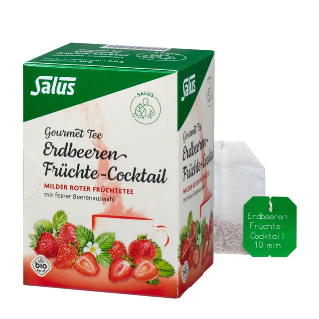 salus-gourmet-tee-erdbeeren-fr-chtecocktail-15-filterbeutel image 1