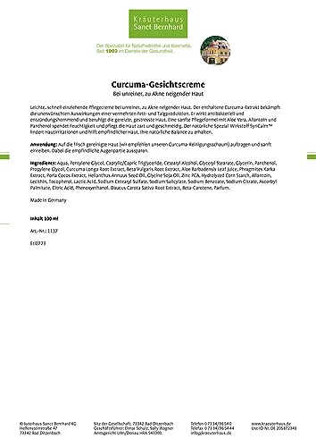sanct-bernhard-curcuma-gesichtscreme-pflegecreme-100-ml-unreine-haut image 4