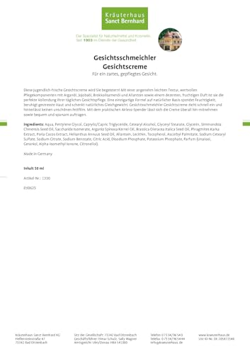 sanct-bernhard-gesichtsschmeichler-gesichtscreme-50-ml-leichte-textur image 4
