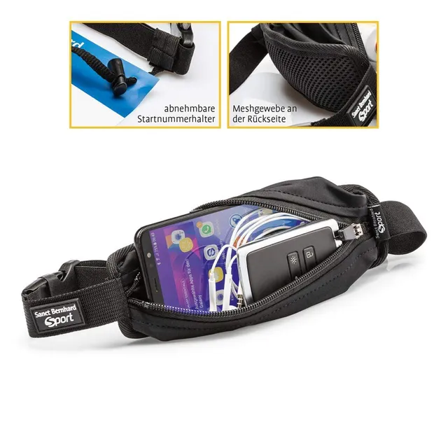 sanct-bernhard-sport-g-rtel-tasche-laufg-rtel-schwarz-smartphone image 1