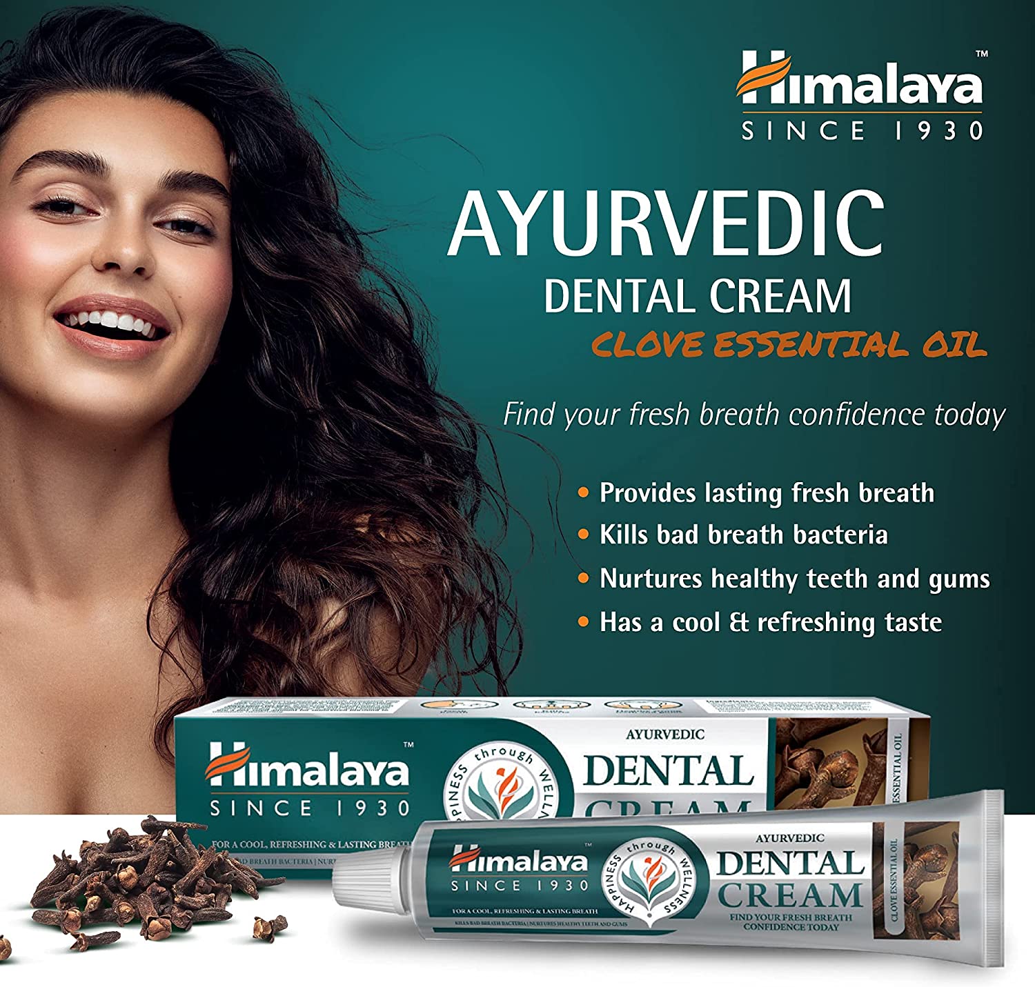 himalaya-ayurveda-zahnpasta-nelke-100-g-fluoridfrei image 2