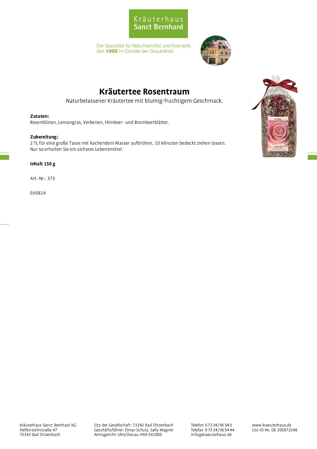 sanct-bernhard-rosentraum-kr-utertee-rosenbl-ten-150-g image 2