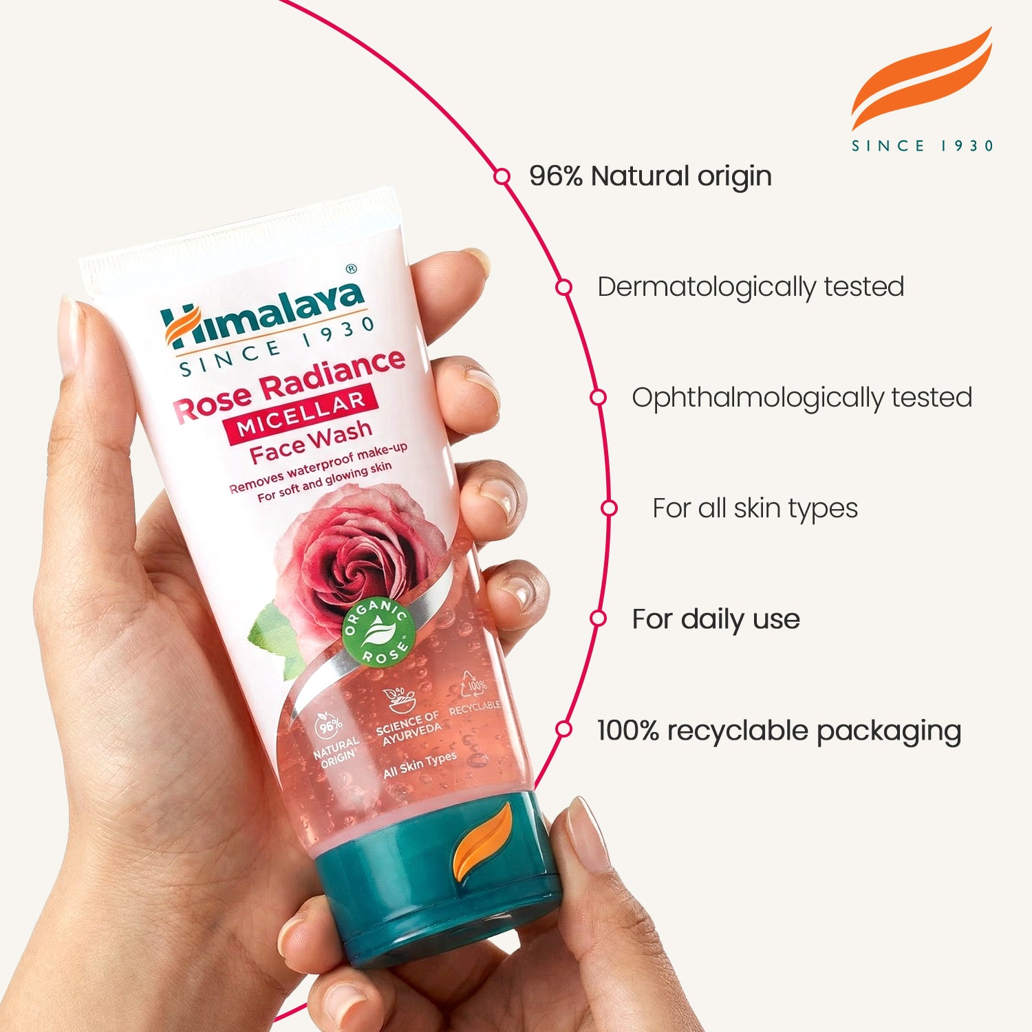 himalaya-rose-radiance-gesichtswaschgel-150-ml-rose image 5