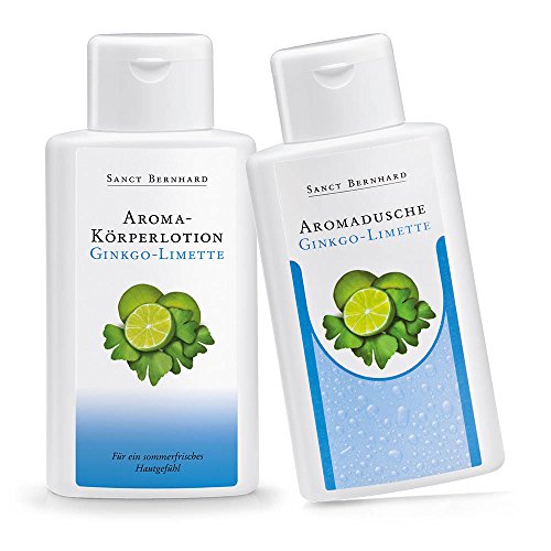 sanct-bernhard-aroma-set-ginkgo-limette-duschgel-lotion image 4