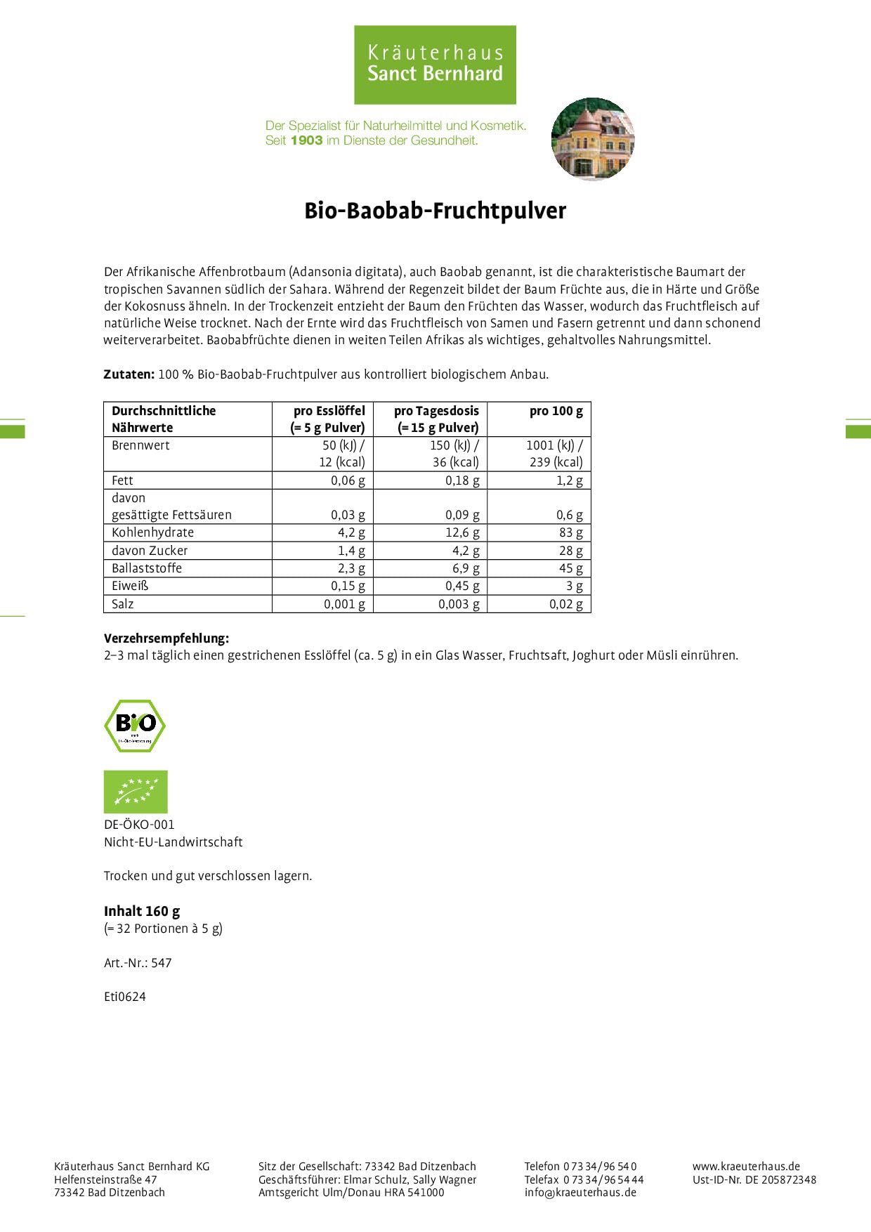 kr-uterhaus-sanct-bernhard-bio-baobab-fruchtpulver-160-g image 2