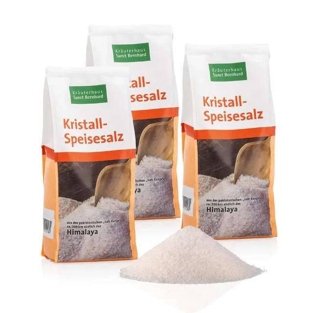 sanct-bernhard-kristall-speisesalz-unjodiert-3-x-1-kg-naturrein image 1