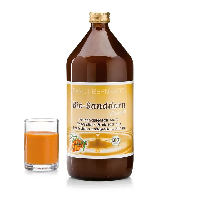sanct-bernhard-bio-sanddorn-vitalsaft-2x500-ml-vitamin-c image 1