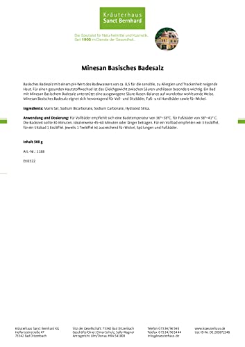 sanct-bernhard-minesan-basisches-badesalz-badesalz-500-g-ph-8-5 image 4