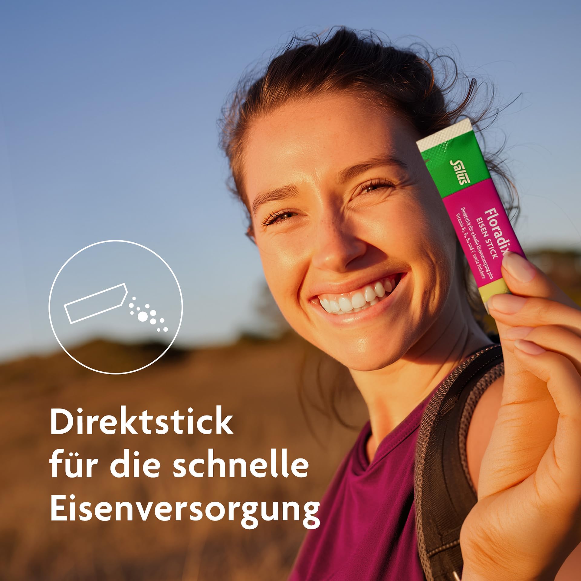 salus-floradix-eisen-sticks-himbeer-50-sachets-vegan image 2